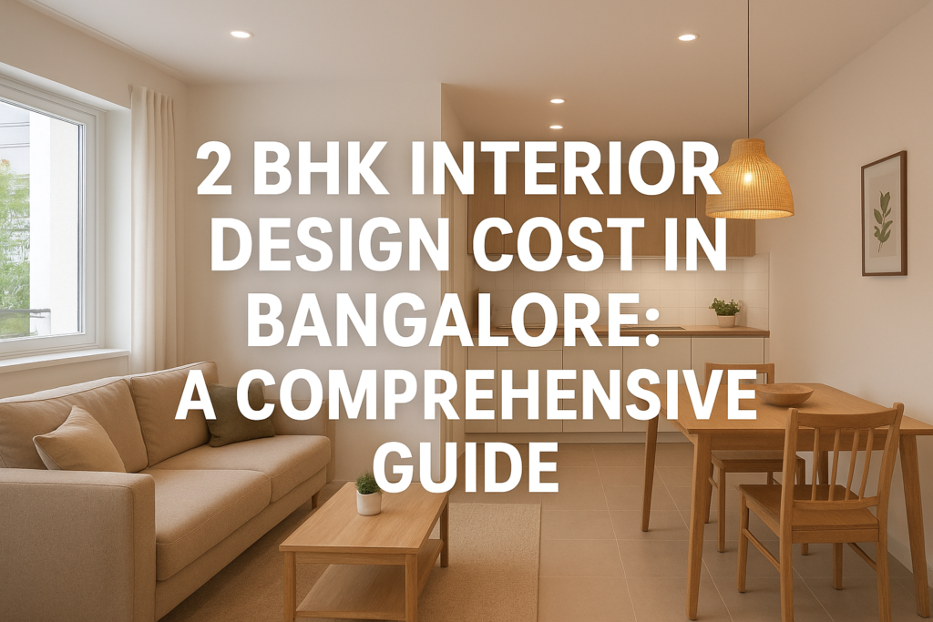 2 bhk interior design cost in bangalore