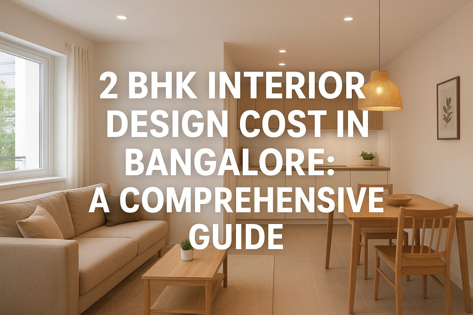 2 BHK Interior Design Cost in Bangalore Estimates