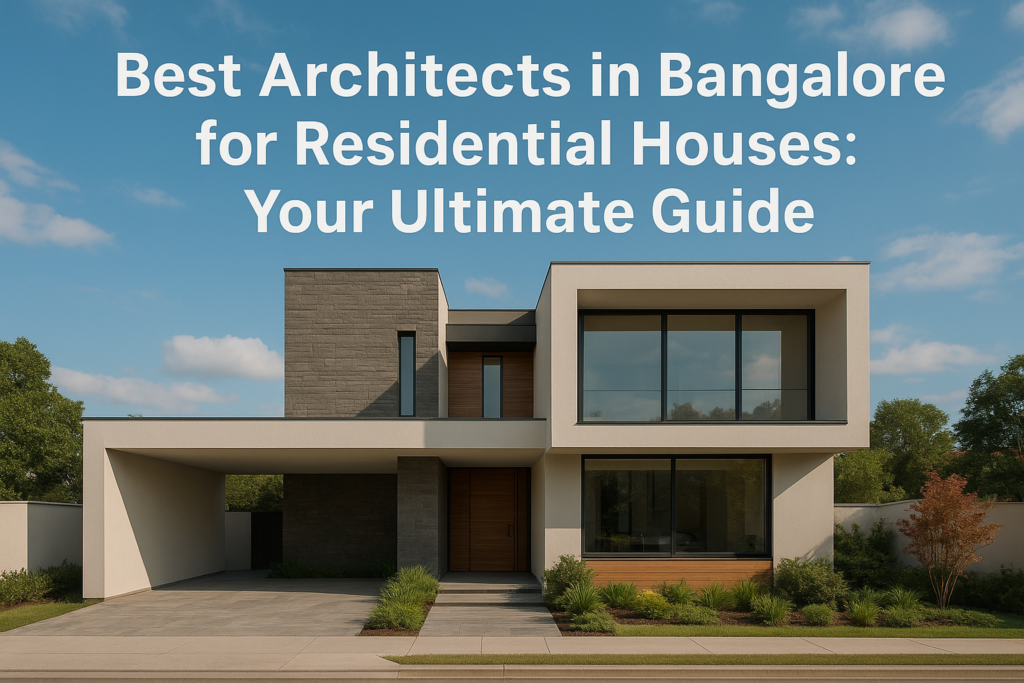 best architects in bangalore for residential houses