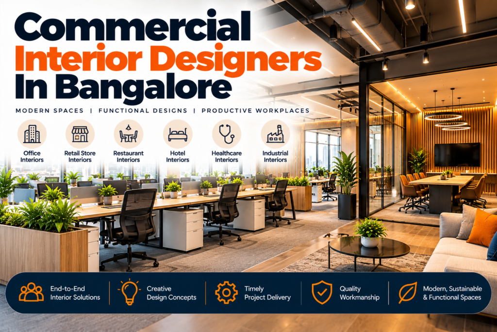 Commercial Interior Designers In Bangalore