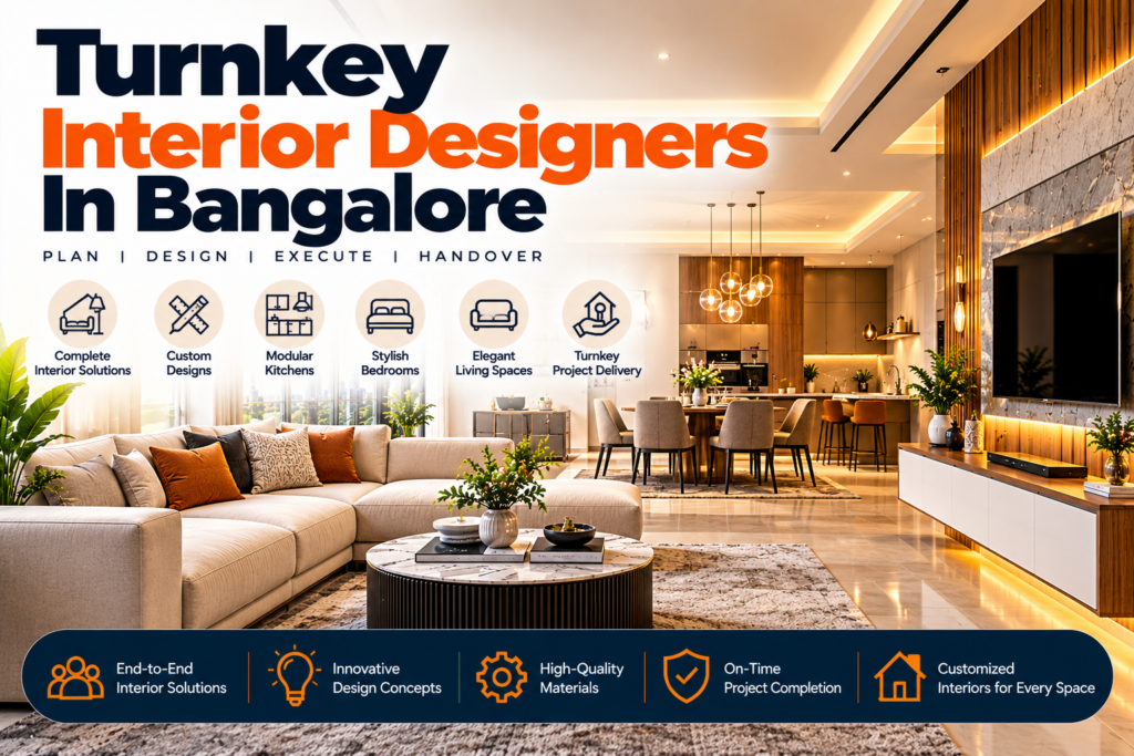 Turnkey Interior Designers In Bangalore